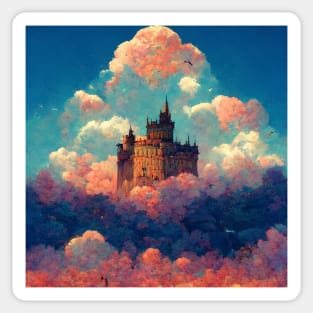 castle in the sky Sticker